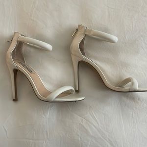 Steve Madden White Heels